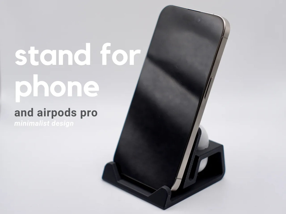 Support pour téléphone et Airpods Pro - Voyage Print