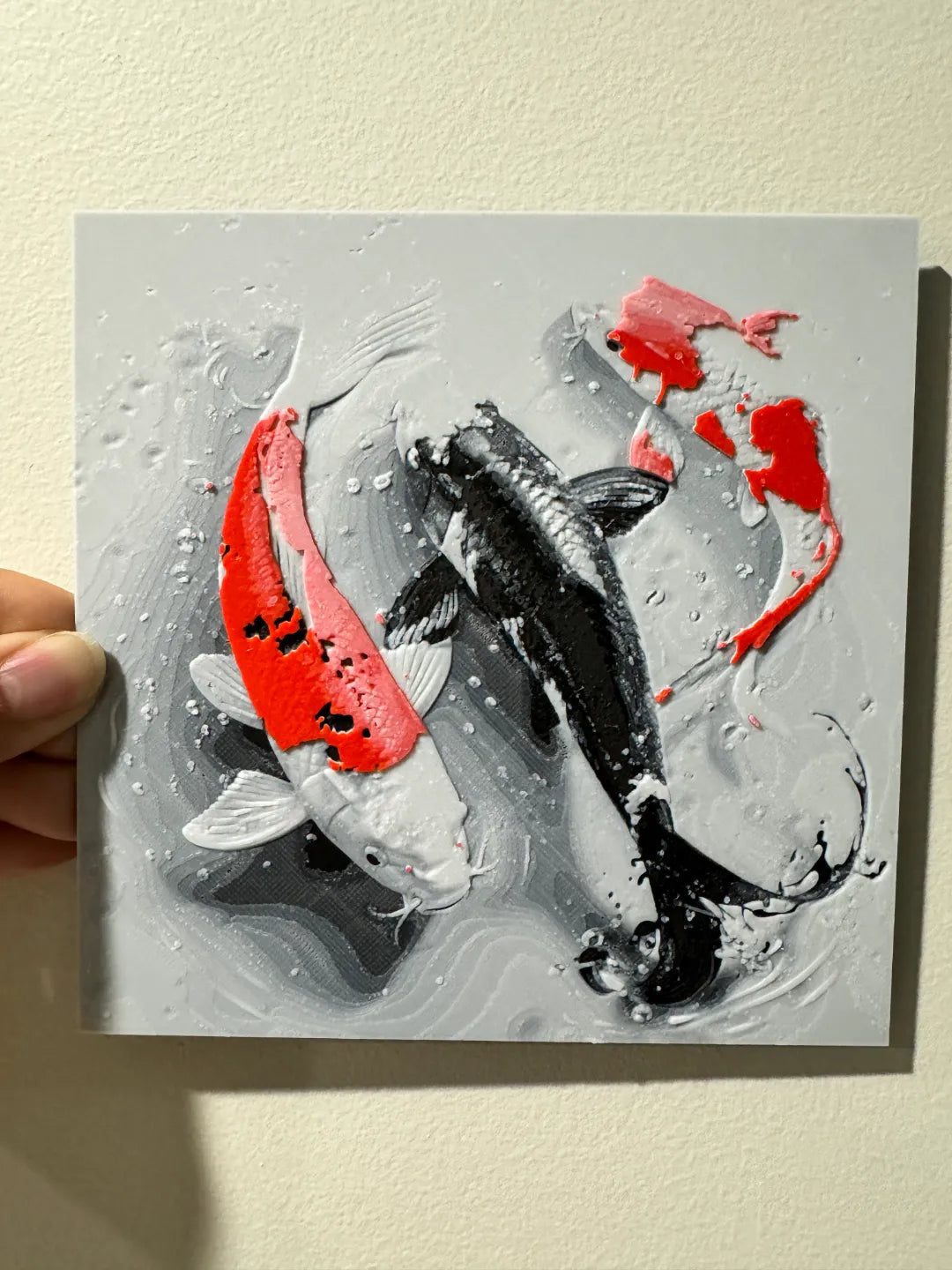 Plus de Koï - Impression HueForge - Art Print