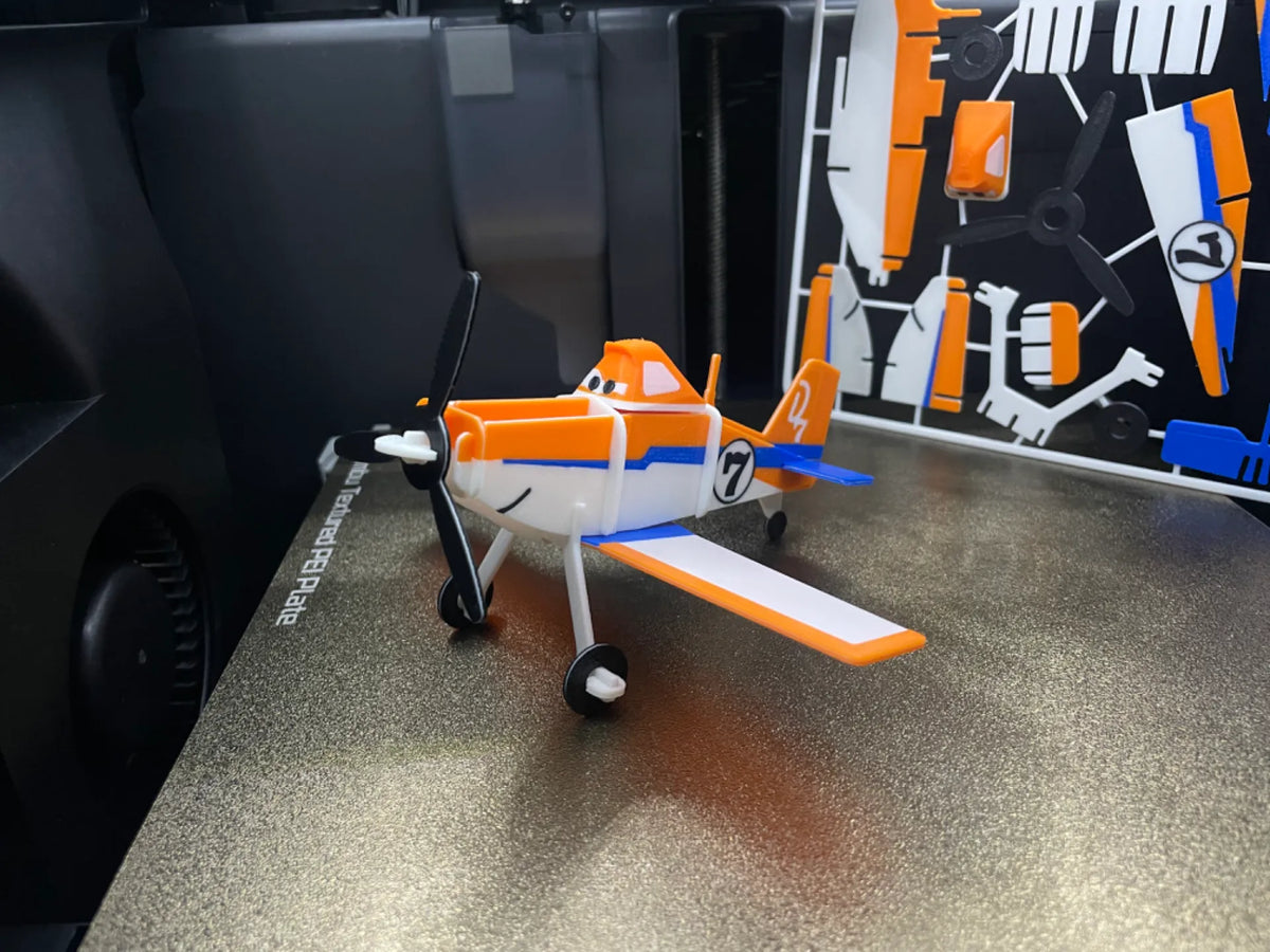 Dusty Crophopper du film Planes - Carte du kit - Maquette Print