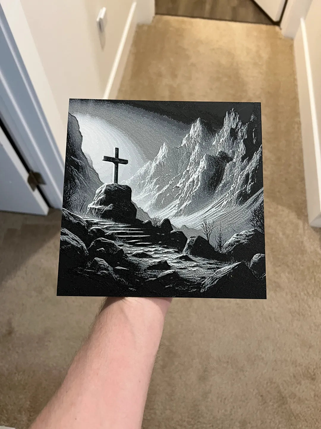 Croix de Pâques Art Hueforge - Art Print