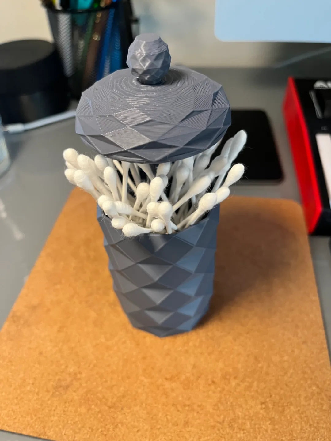 Pot à Coton-tiges - NFC Print