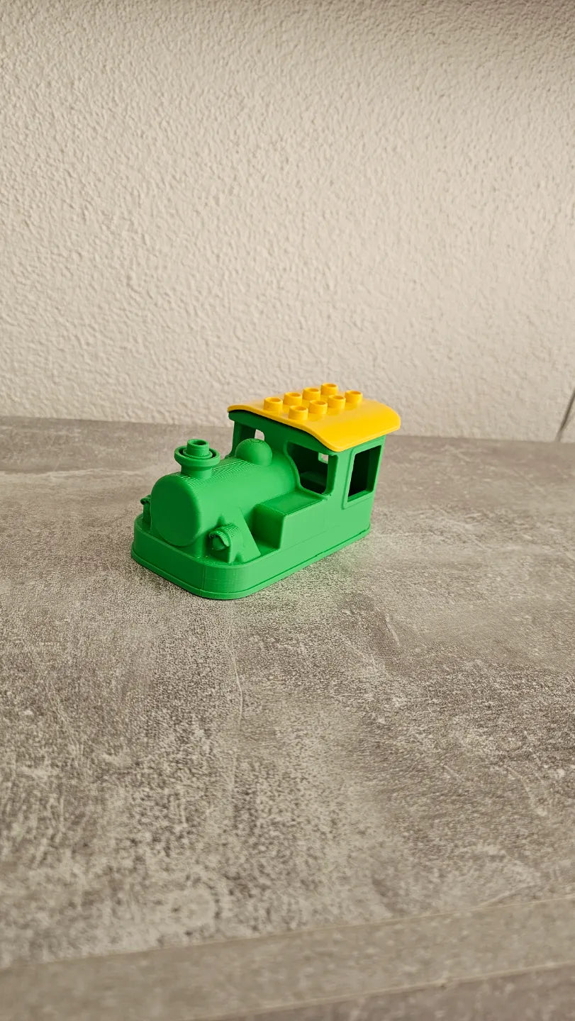 Locomotive de train compatible avec les "briques DUPL0" - Maquette Print