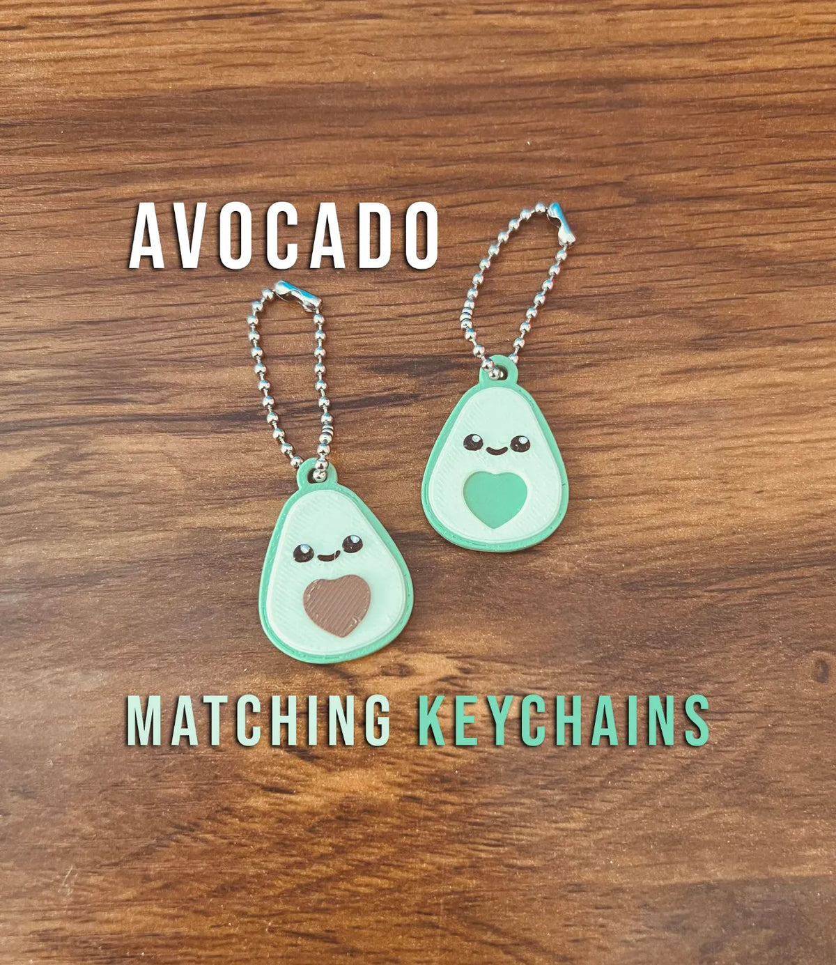 Porte-clés avocat mignon - Cadeau Print