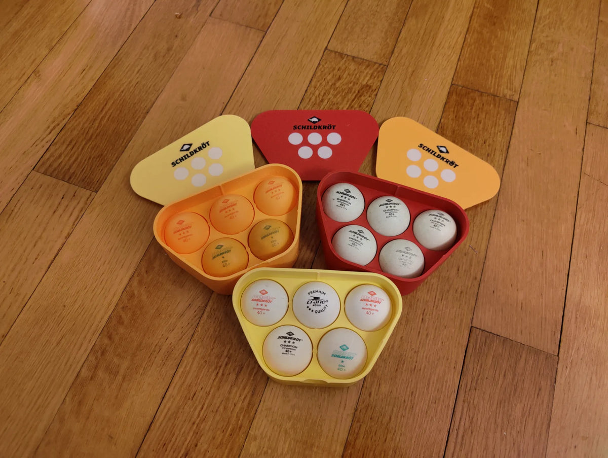 Étui pour balles de tennis de table multicolore - Sport Print