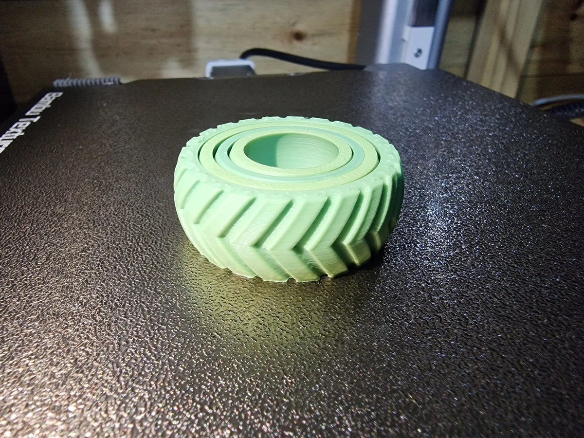 Gyro Fidget - 4 Anneaux - Bande de roulement lourde - Bijoux Print