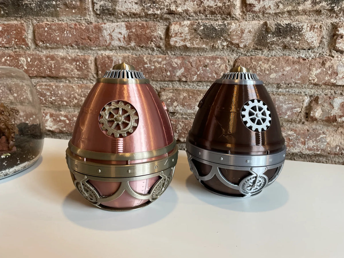Conteneur d'œufs de Pâques steampunk - Fêtes Print