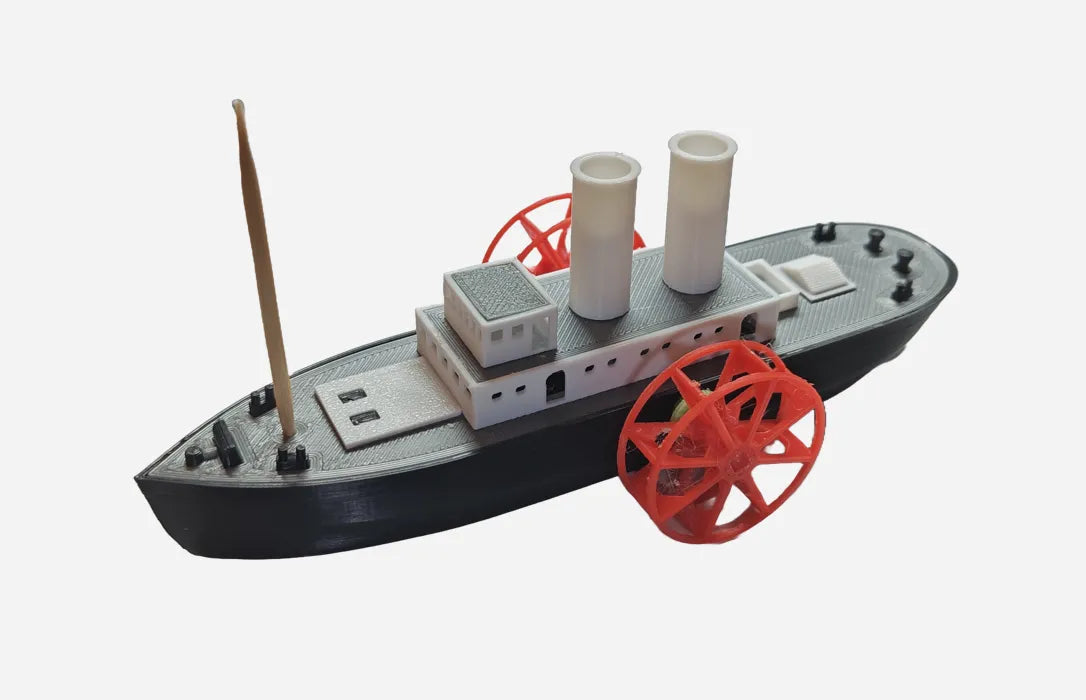 Modèle de Bateau à Aubes - Sport Print