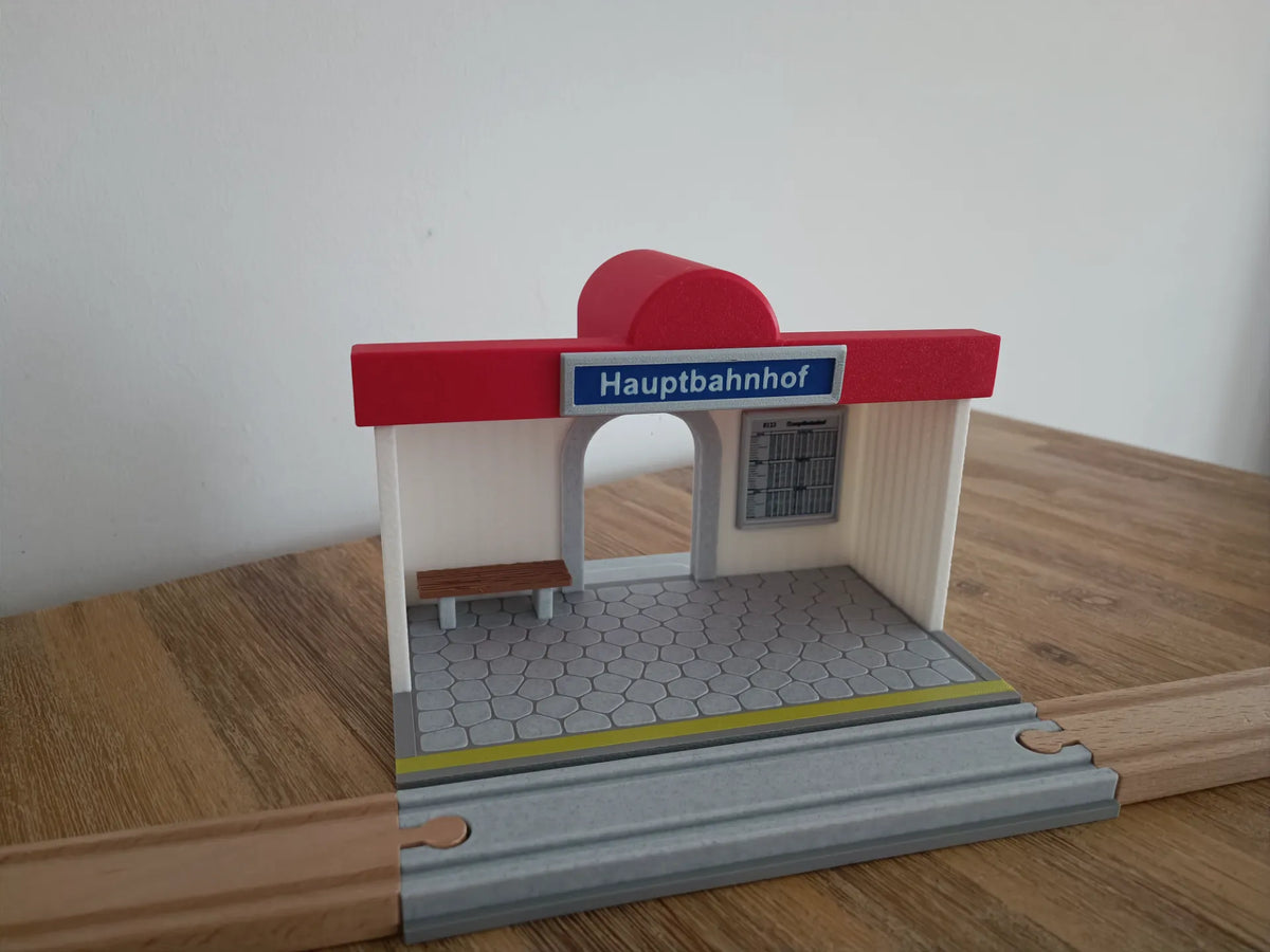 Train Station - Maquette Print