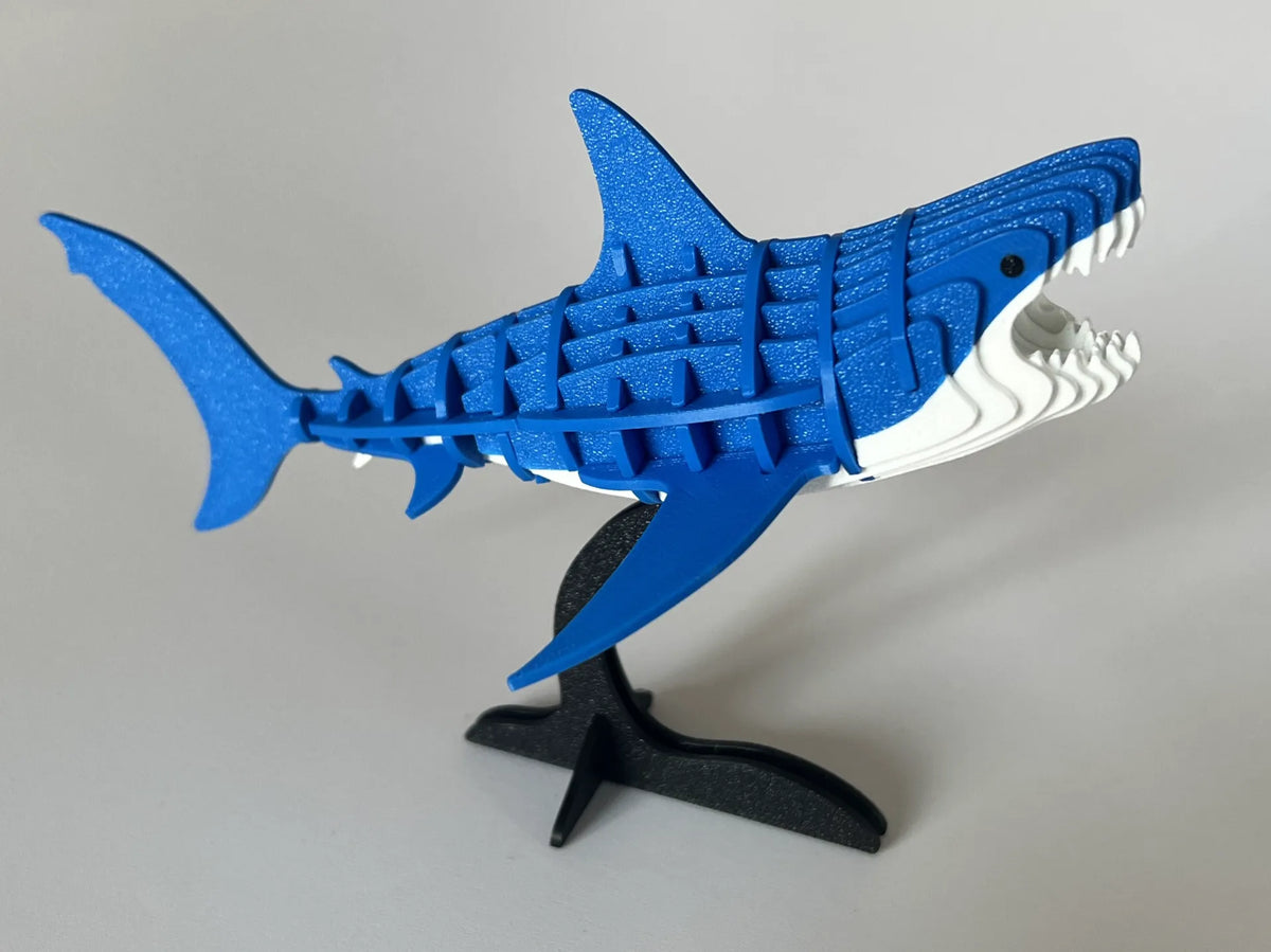 Puzzle 3D Requin - Maquette Print