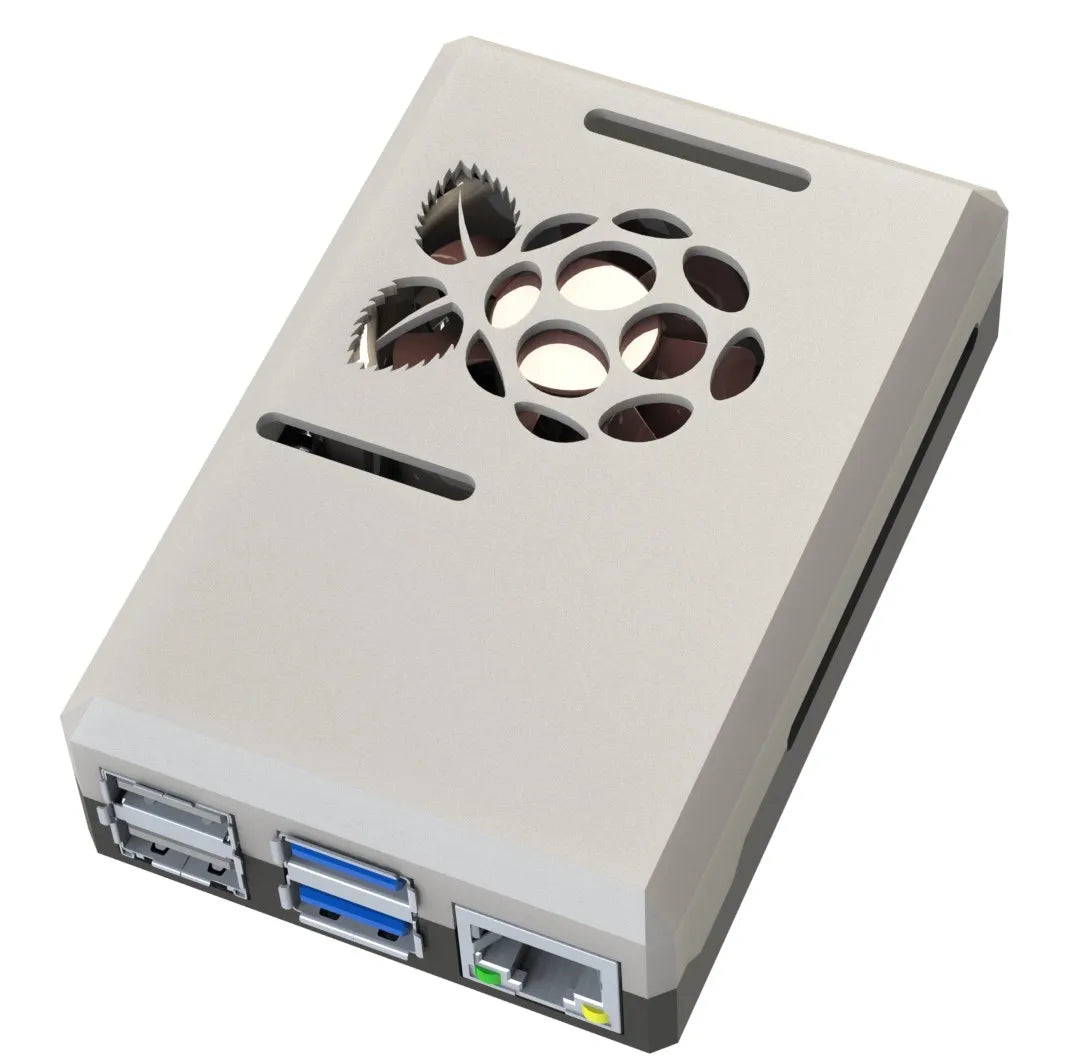 Boîtier Raspberry Pi 4 avec/sans ventilateur Noctua - Bureau Print