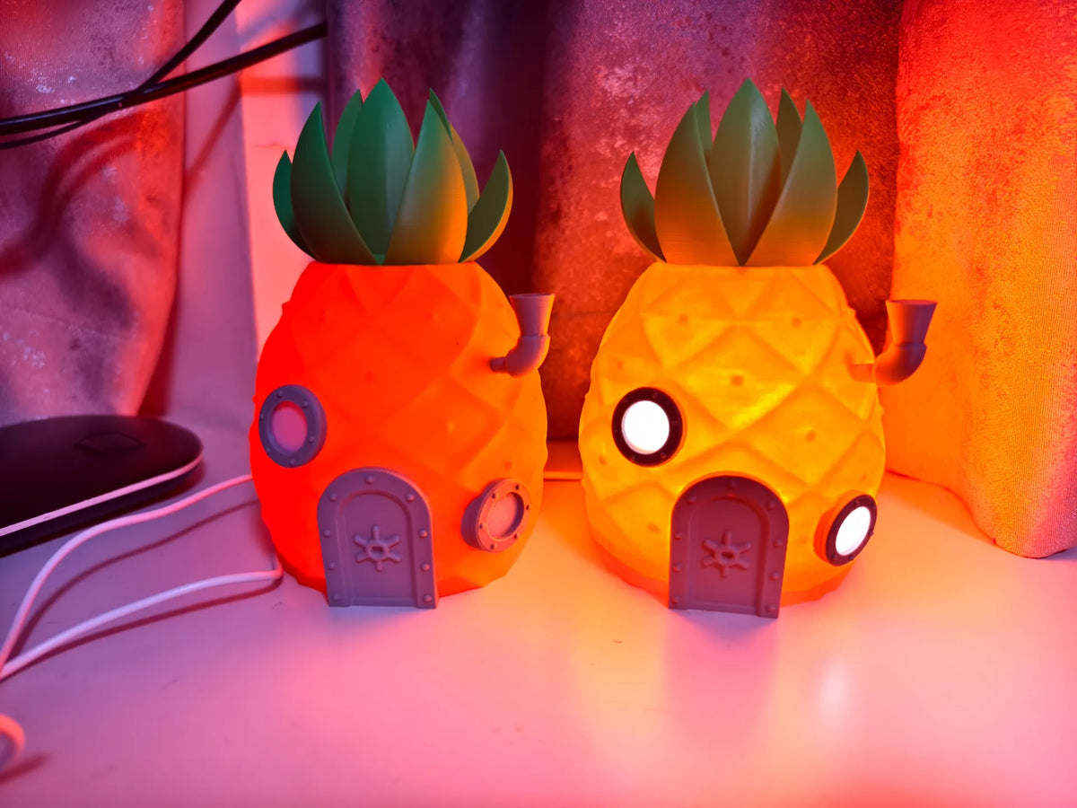 Lampe de nuit en forme de maison d'ananas - Pineapple House Night Light - Lumière Print