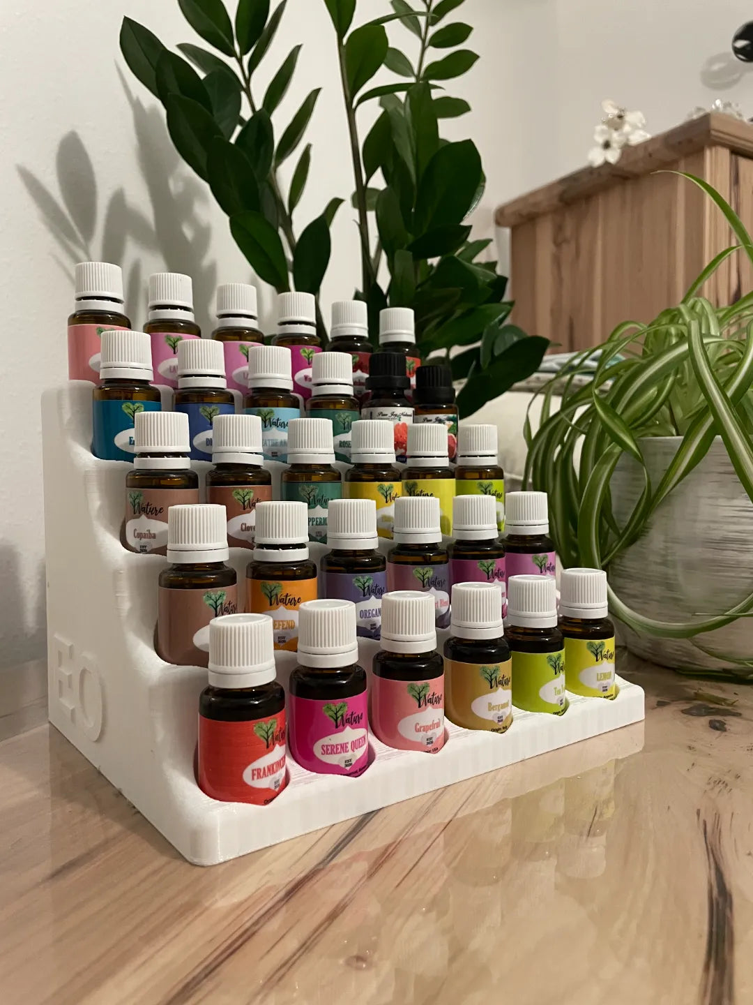 Étagère pour huiles essentielles - Beauté Print