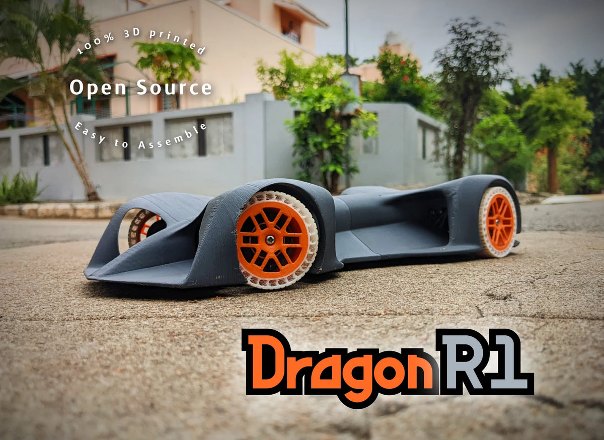 Dragon R1 - Voiture RC Open Source - Tech Print