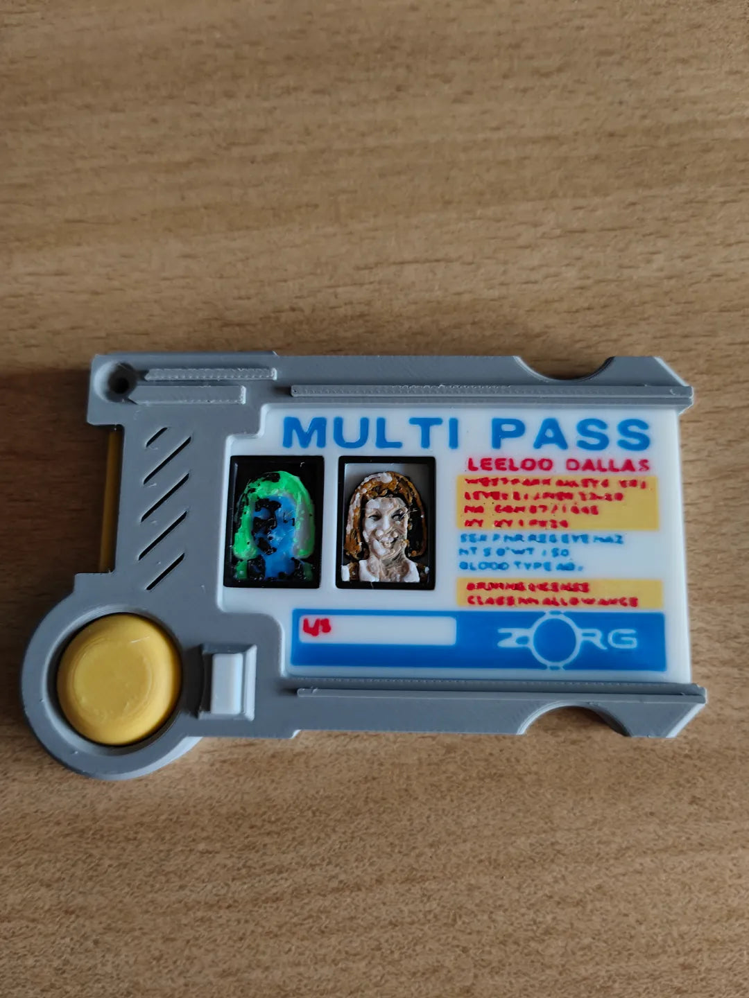 Cinquième élément multi pass accessoire de film - Geek Print