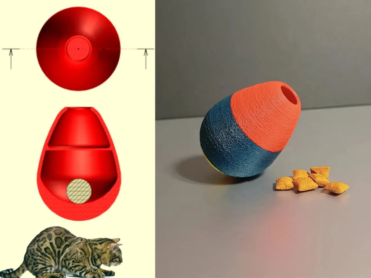 Friandises Tumbles Œuf (Jouet pour chat) - Pet Print