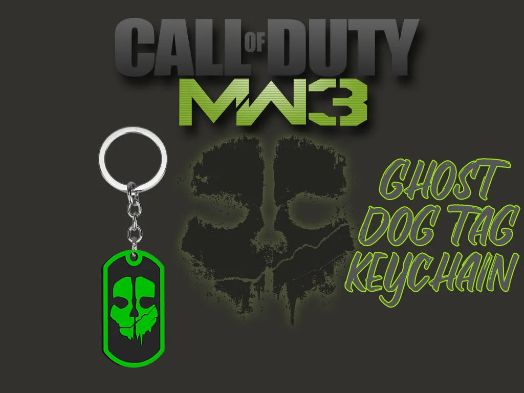 CoD: Ghost Porte-clés de plaque d'identité - Pet Print