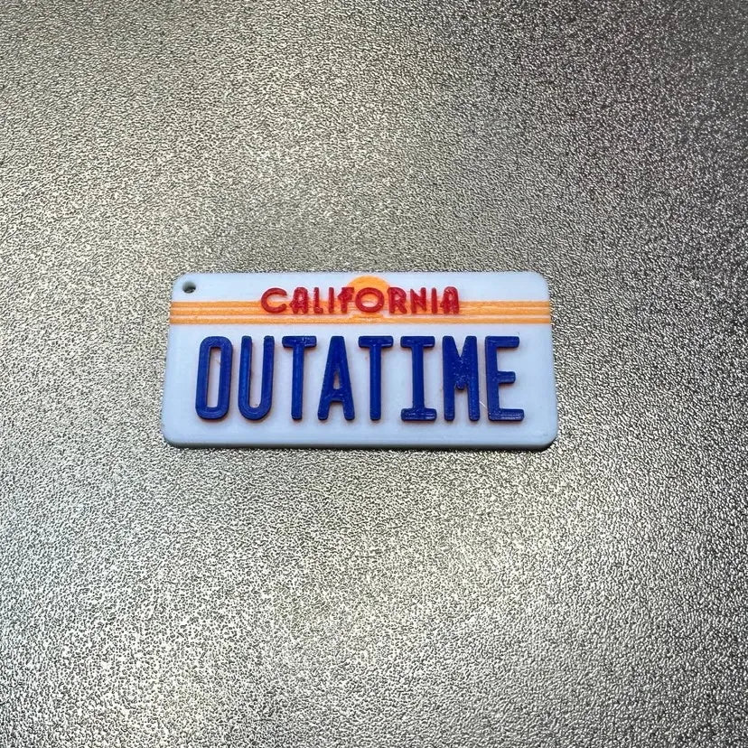 Outatime Porte-clés (Retour vers le futur) - Geek Print