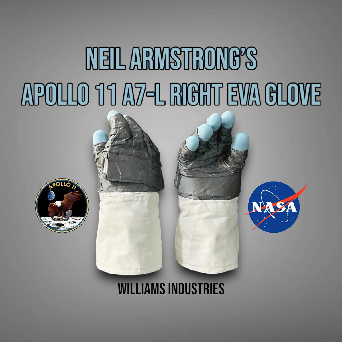 Neil Armstrong A7-L, Gants EVA Apollo 11 Droit - Maquette Print