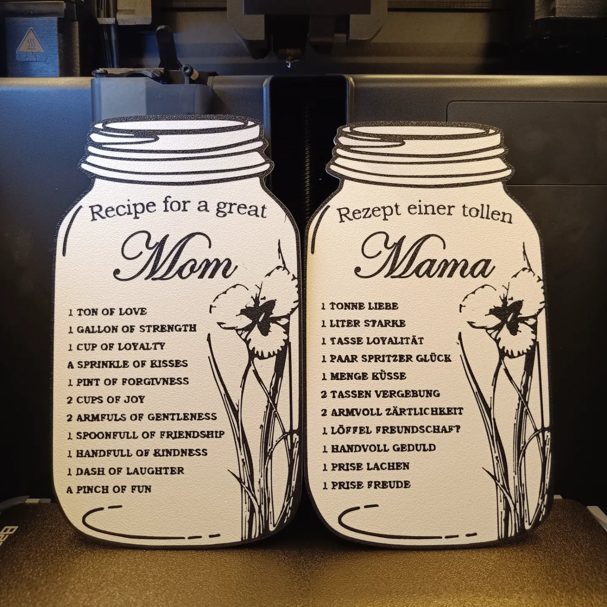 Recette pour la fête des mères - Cadeau Print