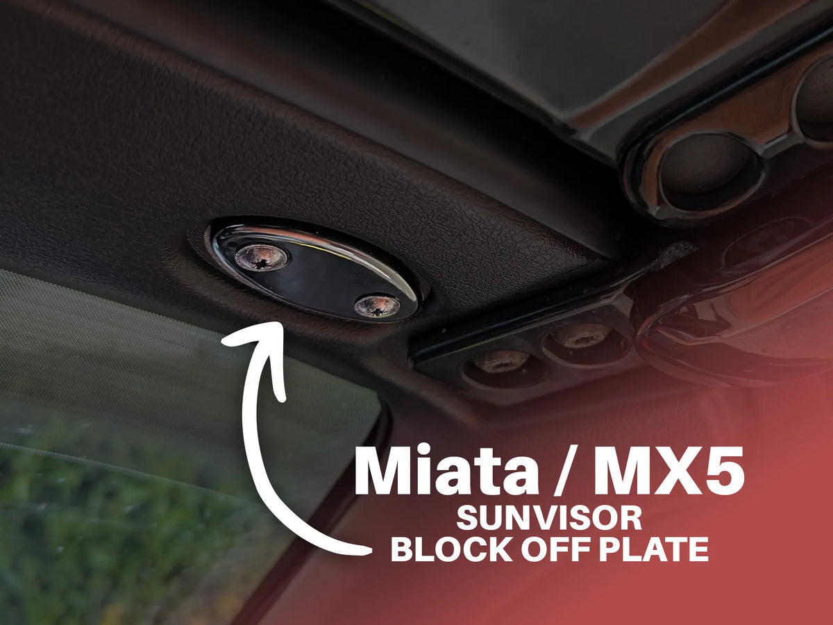 Plaque de suppression du pare-soleil Mazda Miata (MX5) - Auto Print