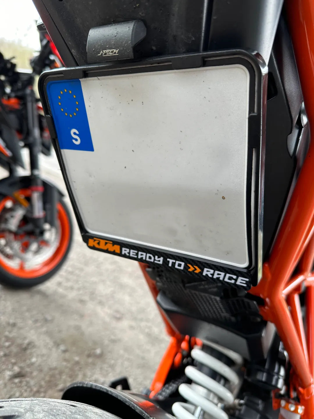 Plaque d'immatriculation européenne à bande commerciale pour moto - Vélo Print