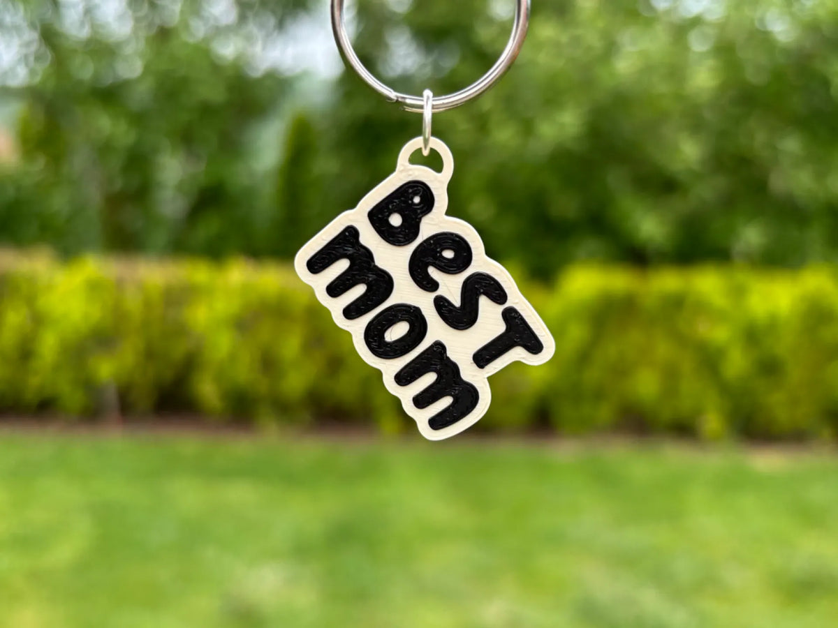 Porte-clés pour la meilleure maman (cadeau pour la fête des mères) - Cadeau Print