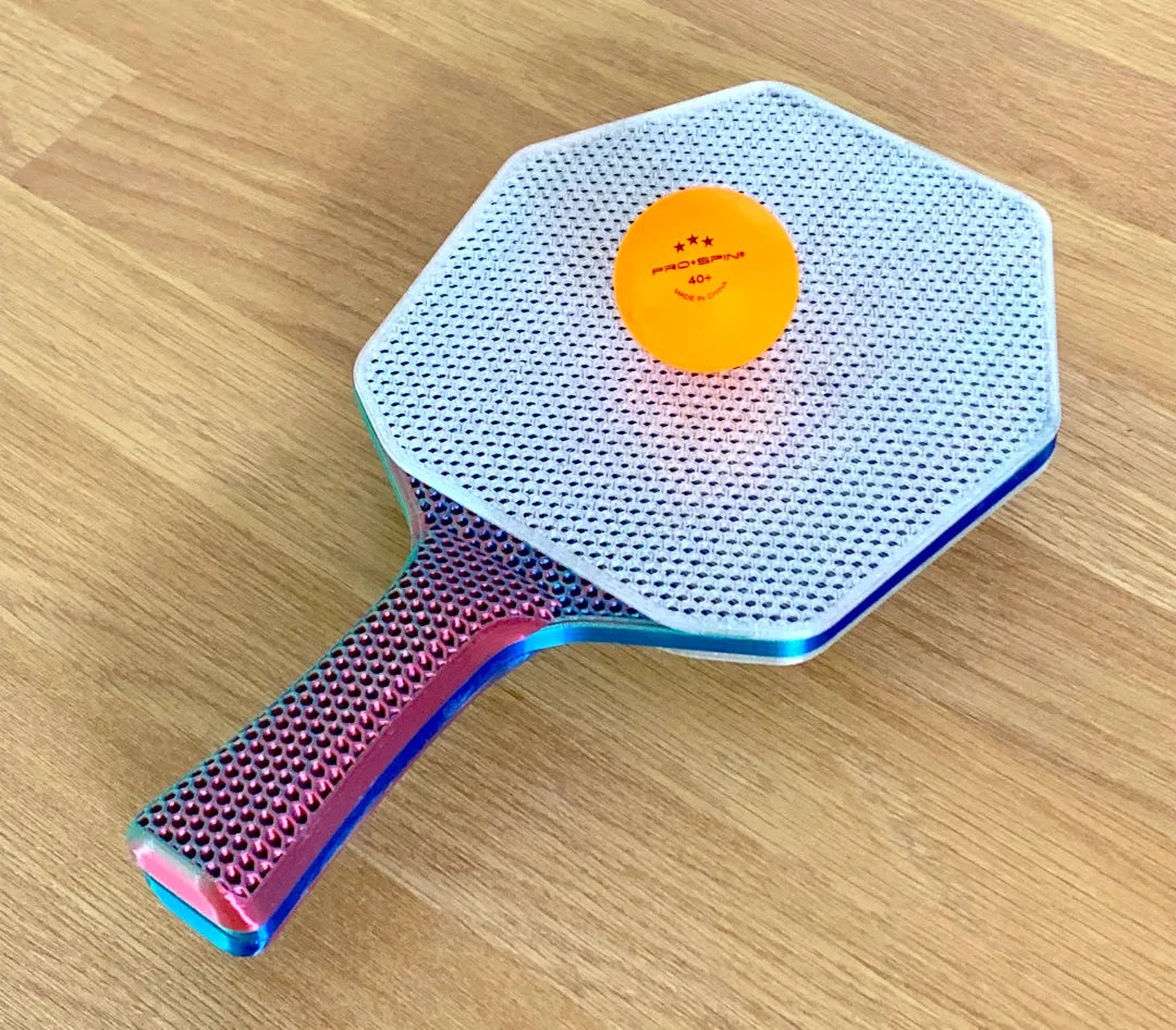 Raquette hexagonale (Raquette de tennis de table de forme hexagonale) - Sport Print