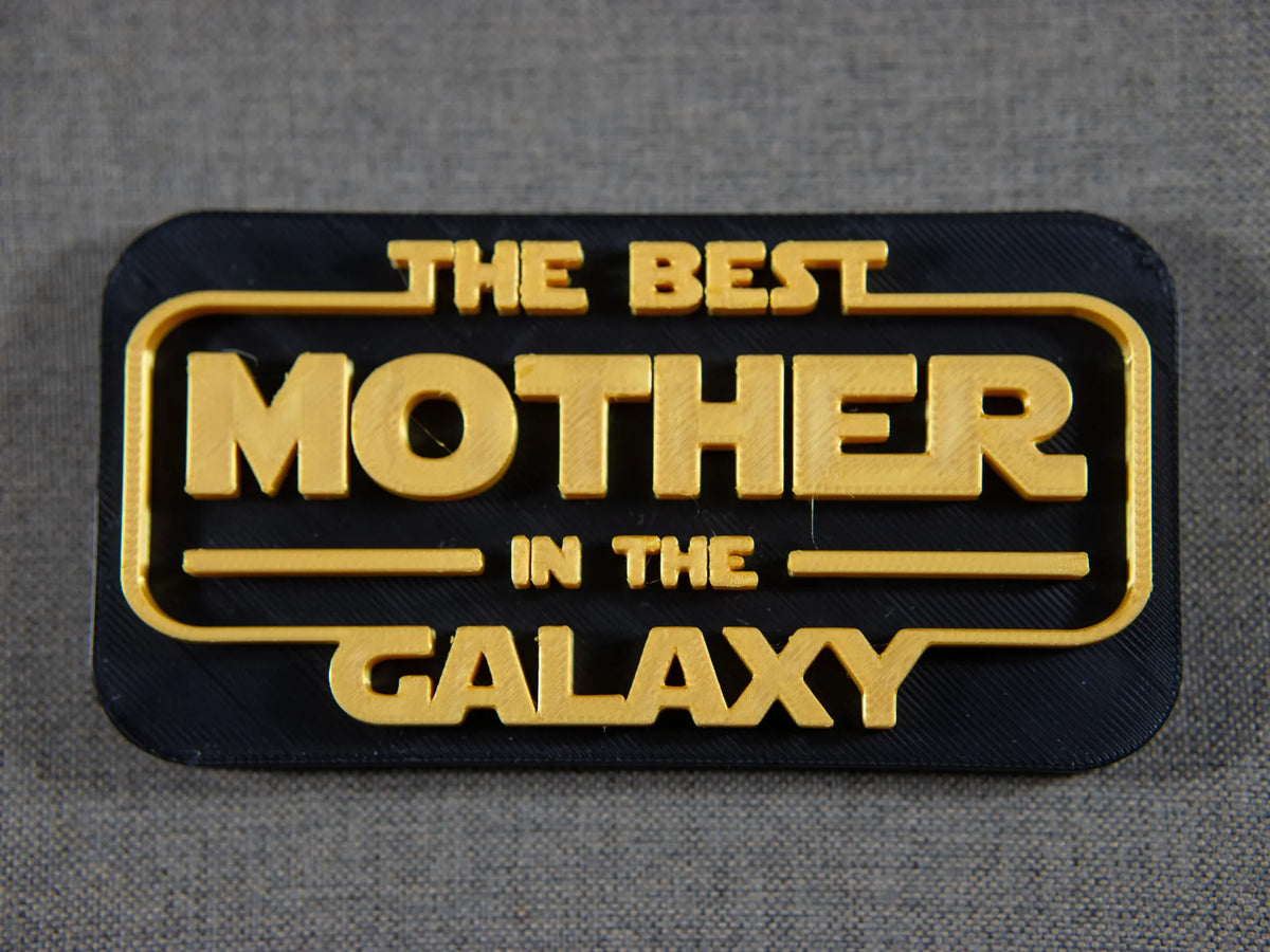 Meilleure Maman de la Galaxie - Panneau Star Wars - Geek Print