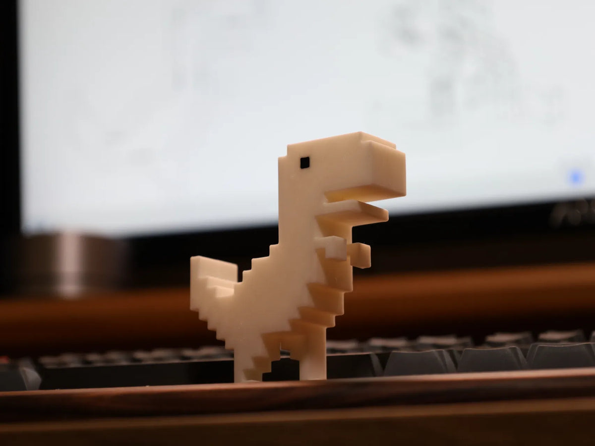 Dinosaure Chrome - Maquette Print