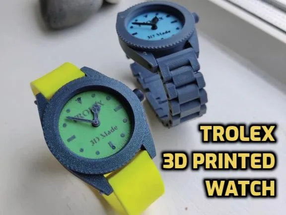 Trolex - la montre-bracelet fonctionnelle imprimée en 3D - Bijoux Print