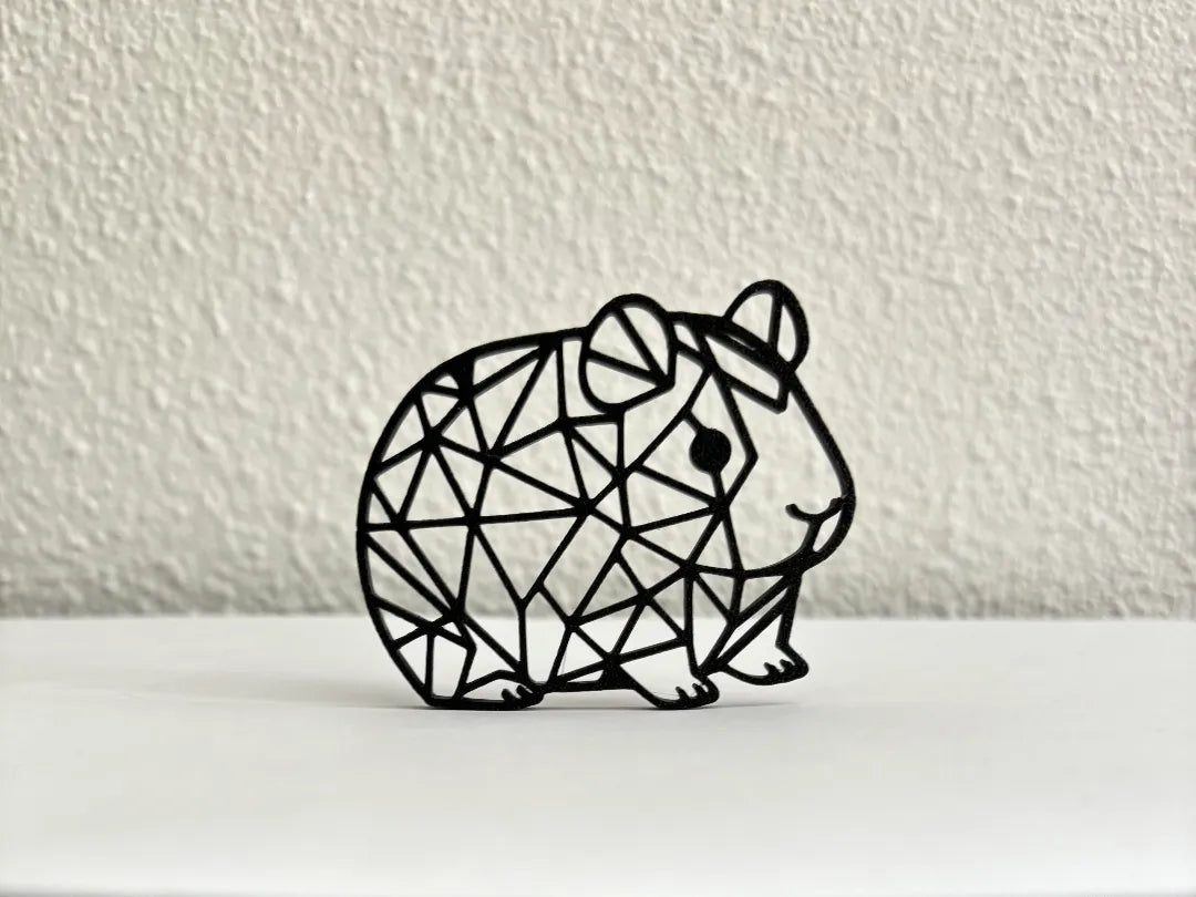 Cochon d'Inde géométrique - Pet Print