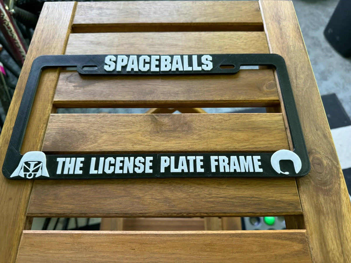 Spaceballs - Le Cadre de Plaque d'Immatriculation, 2 pièces - Auto Print