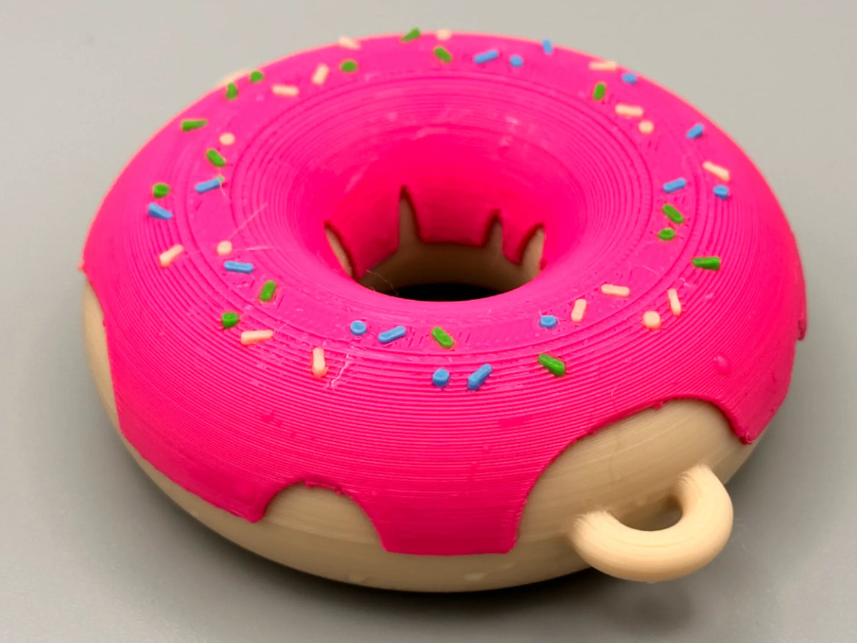 Flotteur en forme de beignet glacé - avec des pépites - Outdoor Print