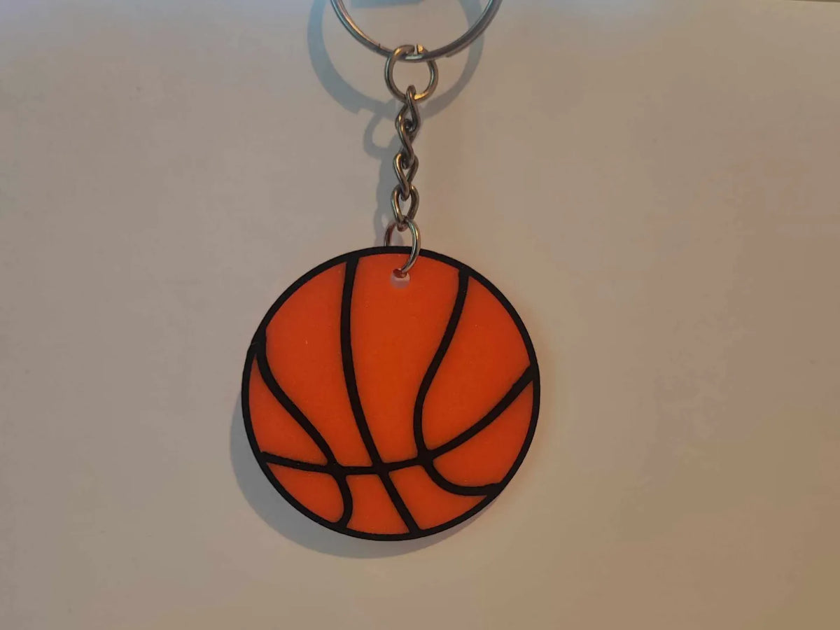 Porte-clés ballon de basket (Double face) - Figurine Print
