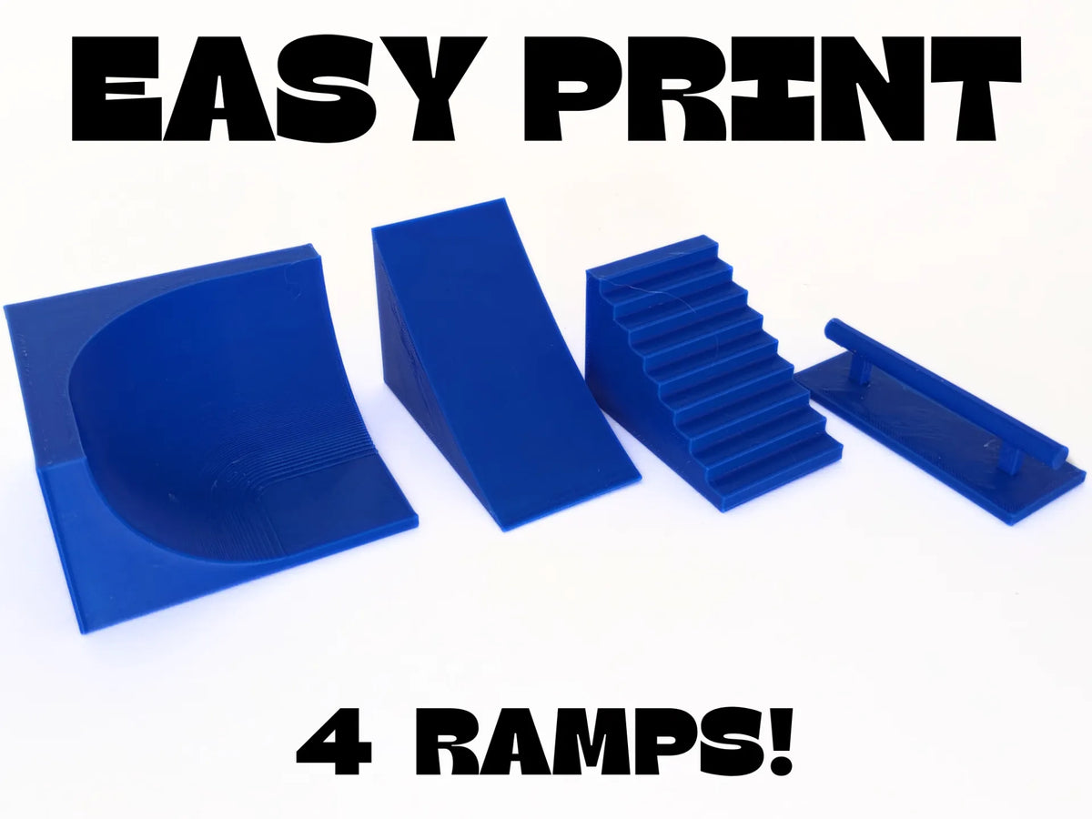 Skatepark pour Fingerboard ! (Rampe, Escaliers, Rail et Coin) - Vélo Print