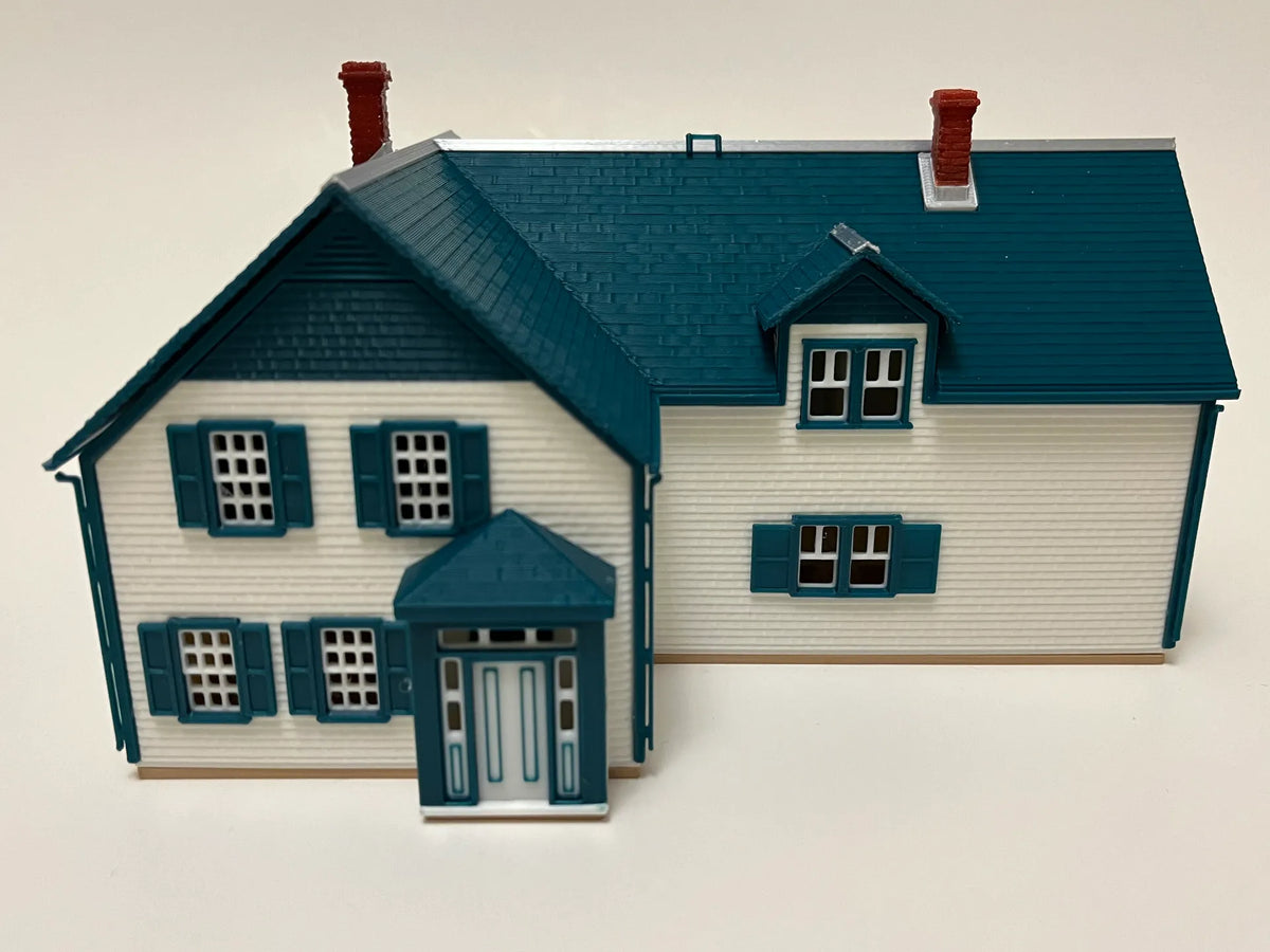 La maison d'Anne la maison verte - HO Scale - Maquette Print