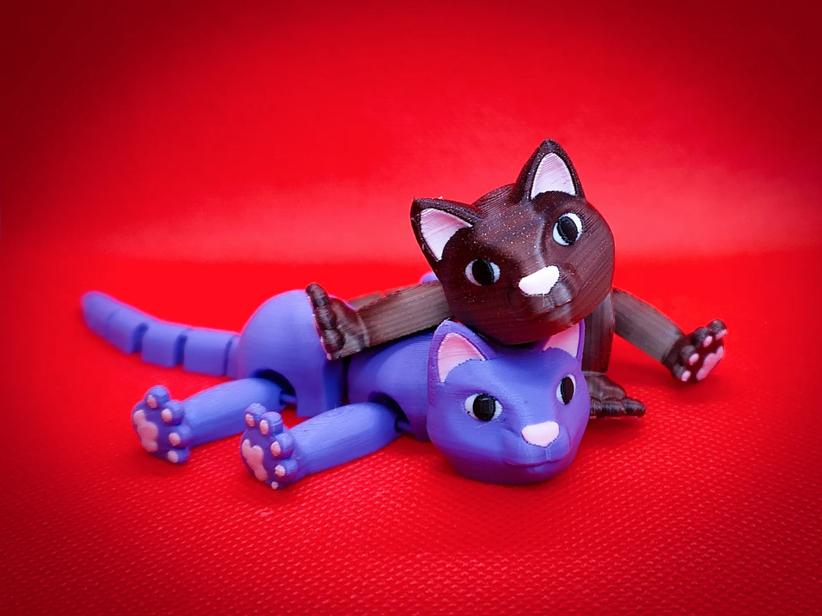 Fabuleux Flexi Felins - AKA Flexi Chats - Figurine Print