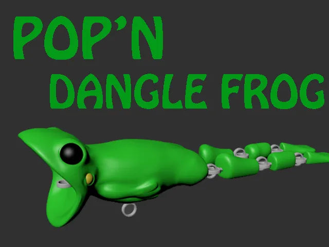 Leurre de pêche Pop'n Dangle Frog - Outdoor Print