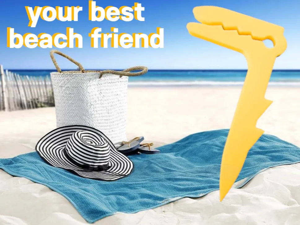 Clip pour serviette de plage Pour Adhérence AU Sable - Outdoor Print