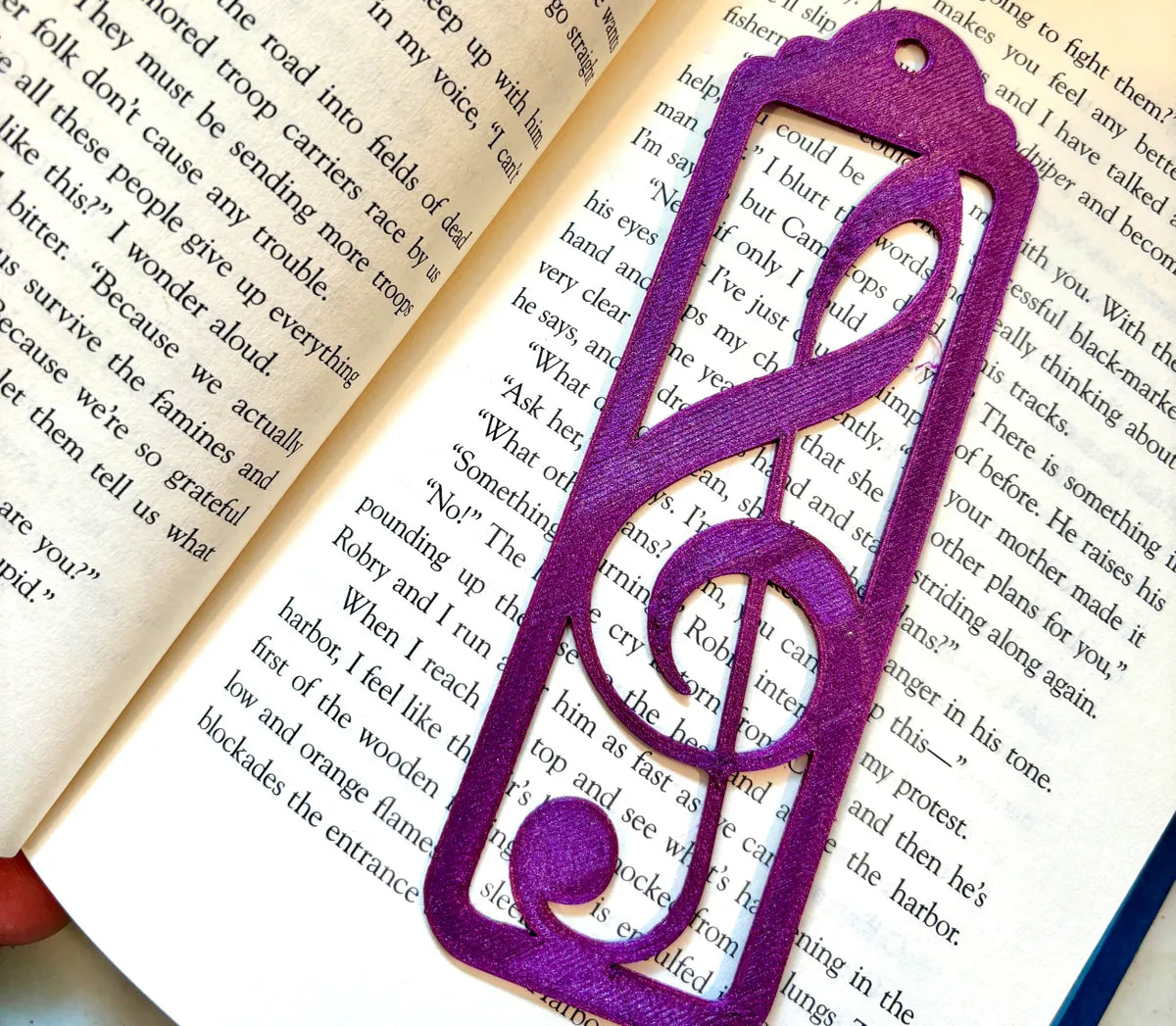 Signe de Sol Marque-page - Music Print
