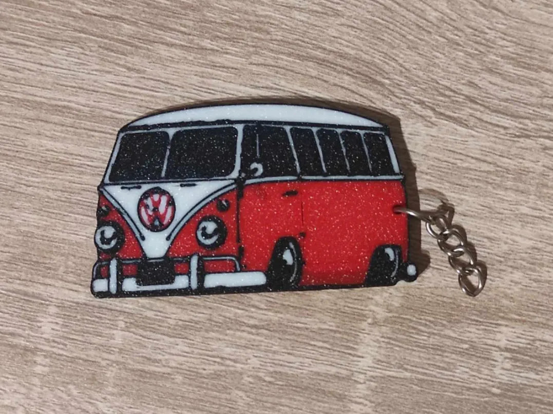 Porte-clés VW T1 Bus Tooné - Auto Print