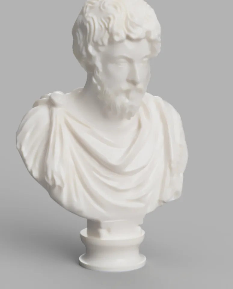 Buste de l'empereur romain Marc Aurèle - Art Print