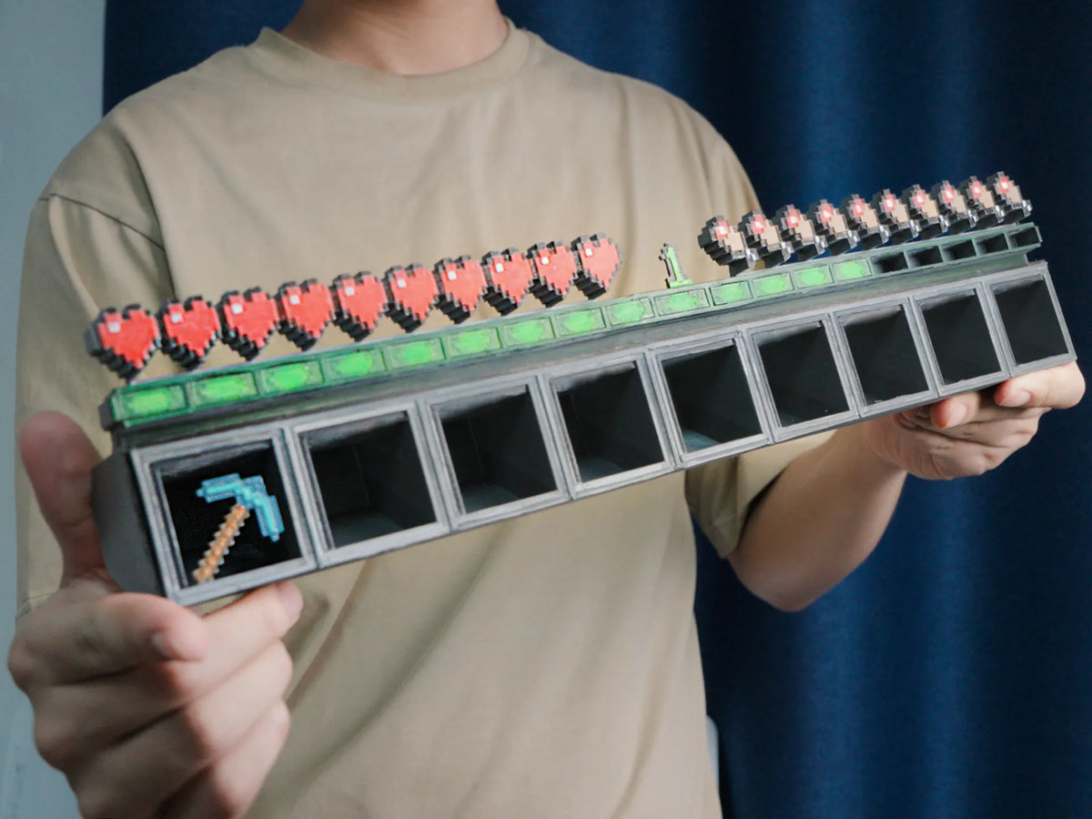 Barre d'inventaire Minecraft – Dock - Geek Print