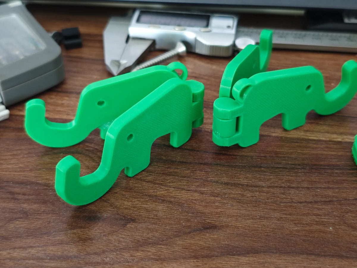 Support de téléphone pliable en forme d'éléphant - Bureau Print