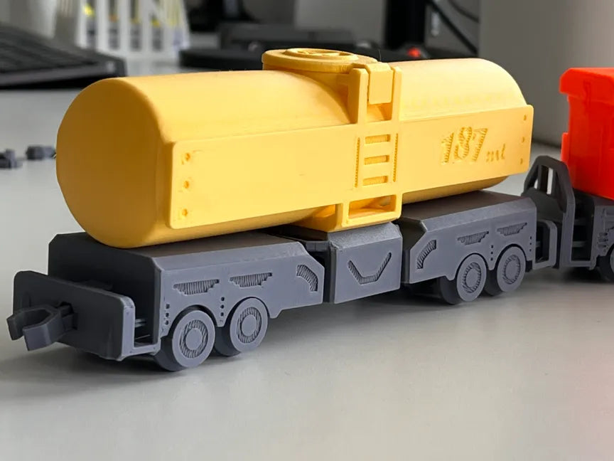 Wagon-citerne (Impression en place) - Maquette Print