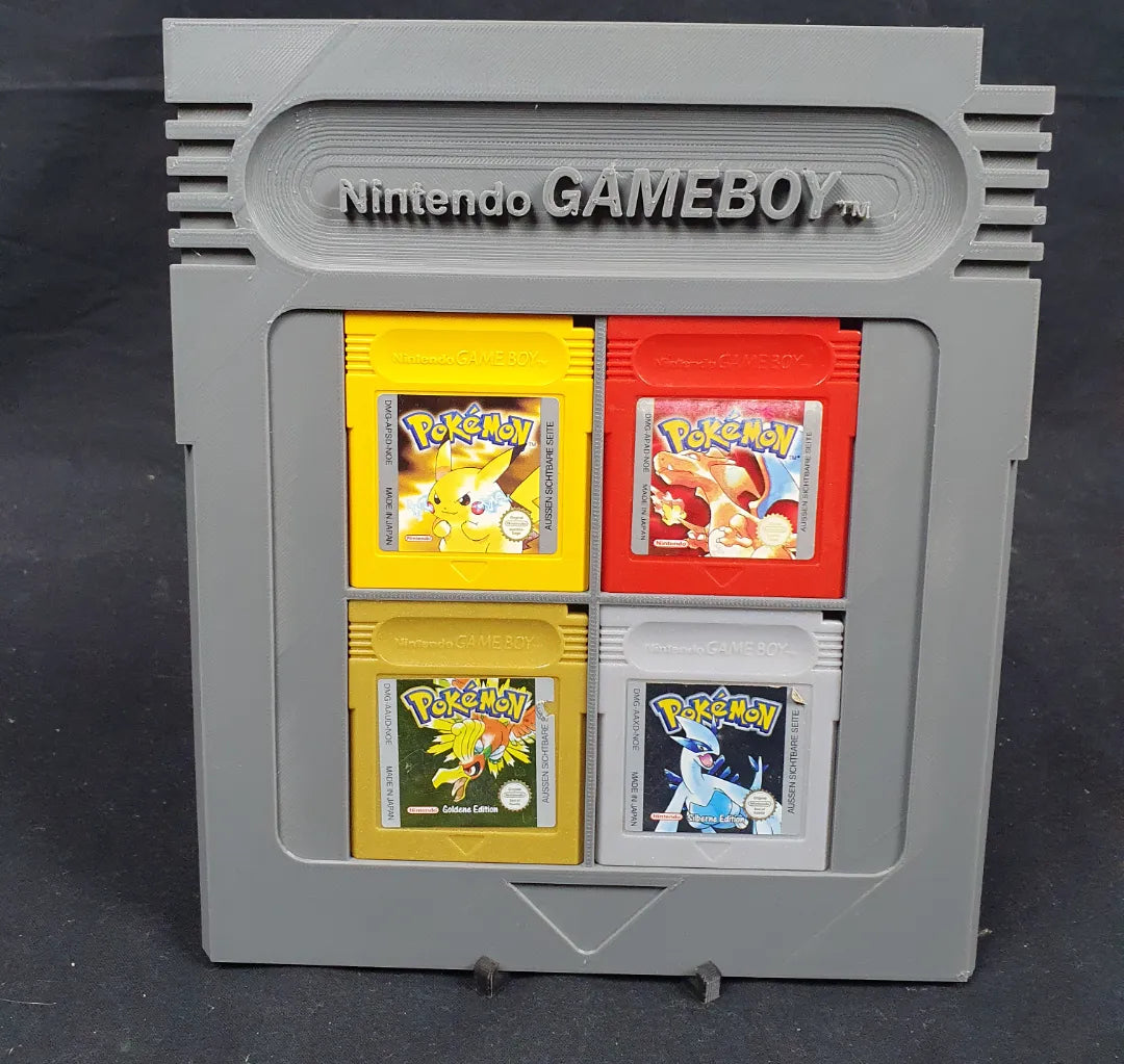 Support de cartouche Gameboy géant pour 4 jeux Gameboy - Jeux Print
