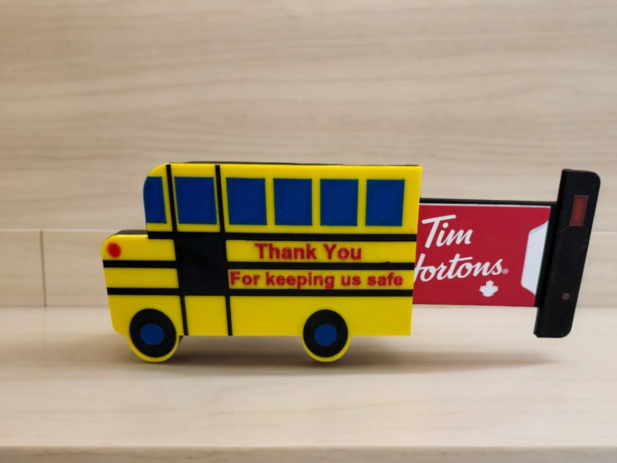 Porte-carte cadeau pour chauffeur de bus / enseignant - Cadeau Print