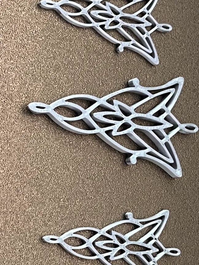 Le Seigneur des anneaux (Pendentif et boucles d'oreilles Evenstar) - Geek Print