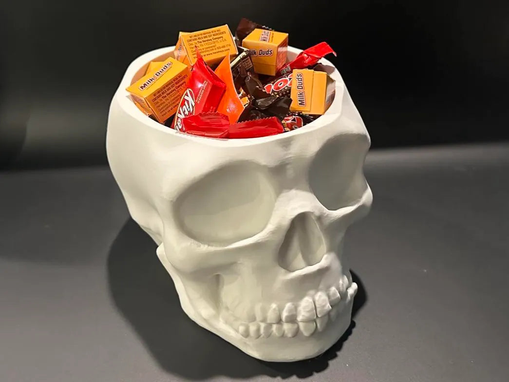 Énorme coupe à bonbons Halloween crâne effrayant - Fêtes Print