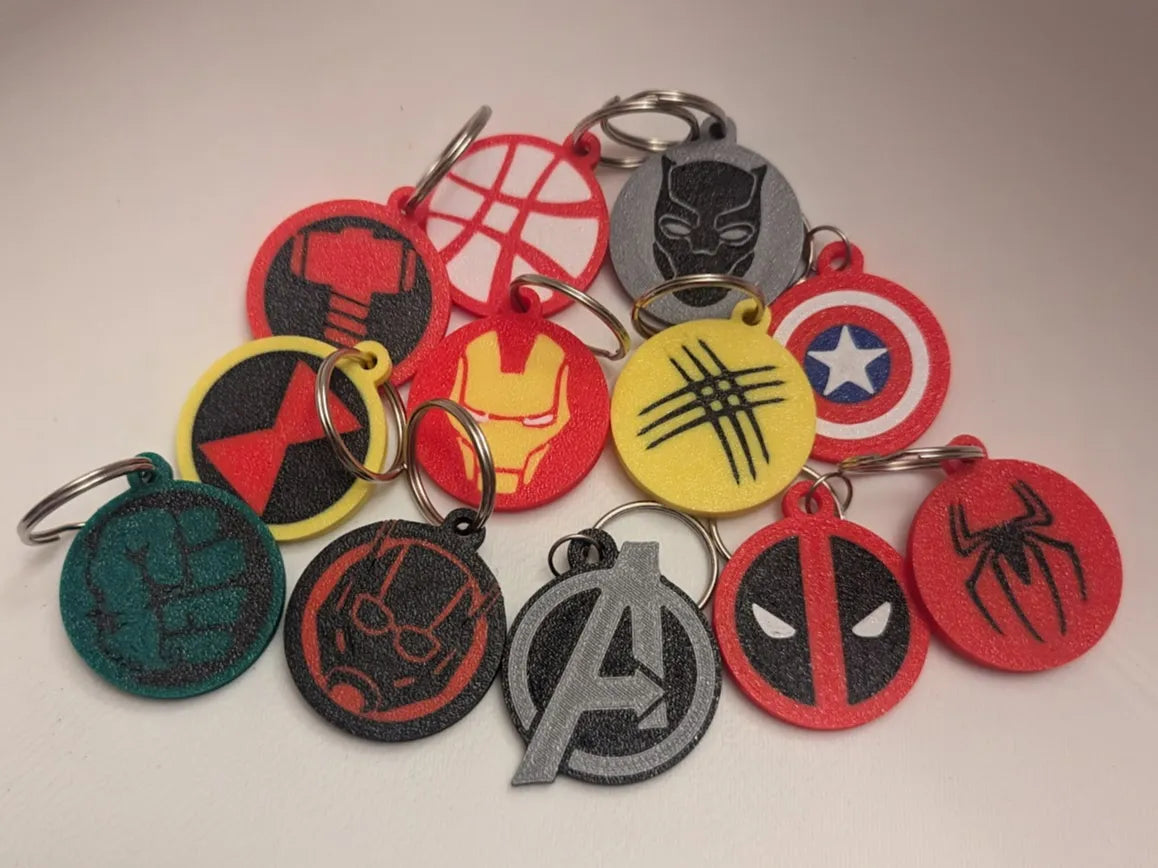 Porte-clés Marvel Super Héros - Geek Print